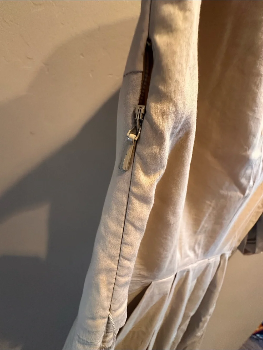 Tory Burch Blythe Khaki Safari Shirt Dress Tan Utility Size 2 MINT
